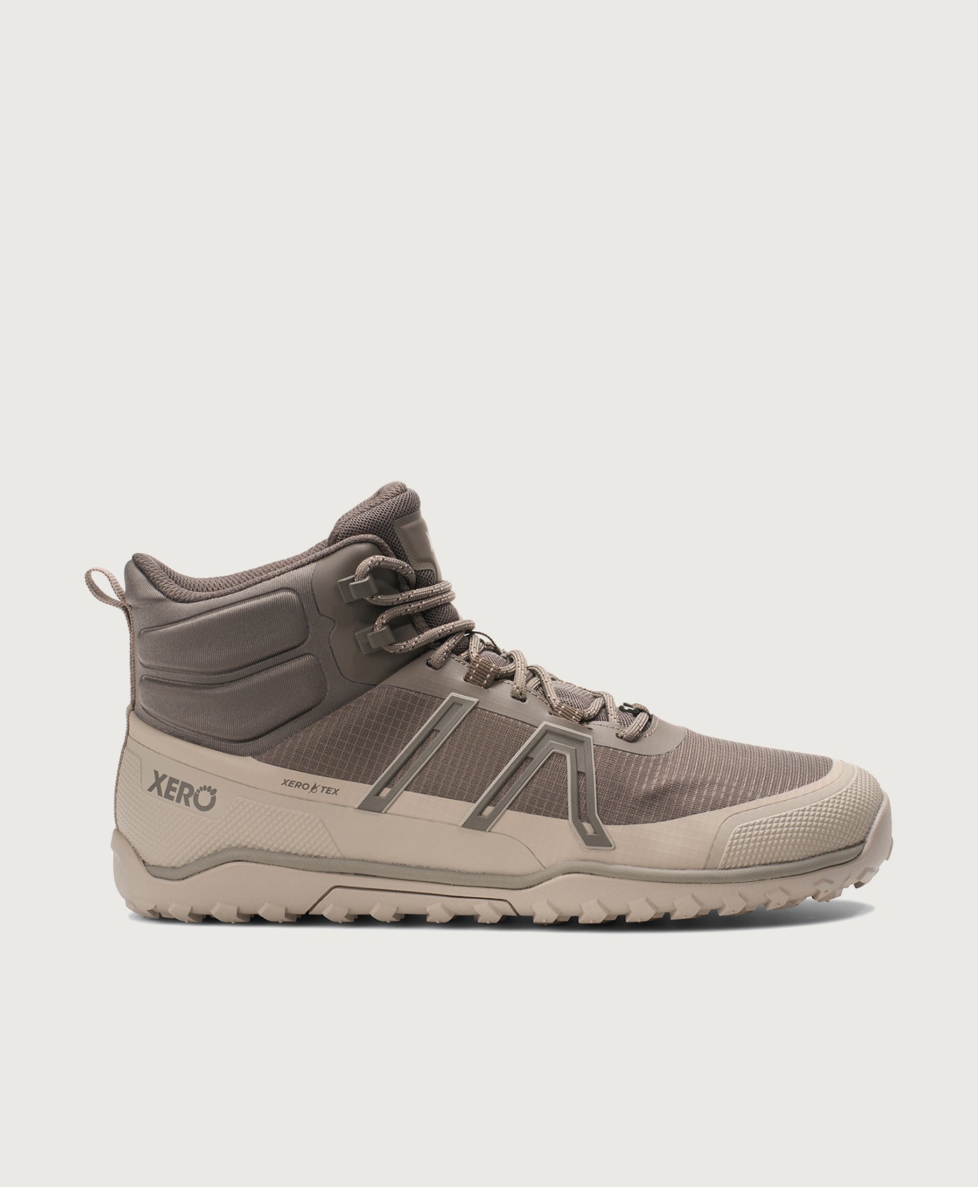 Xero Shoes Scrambler Trail Mid WP in Beige / Brown