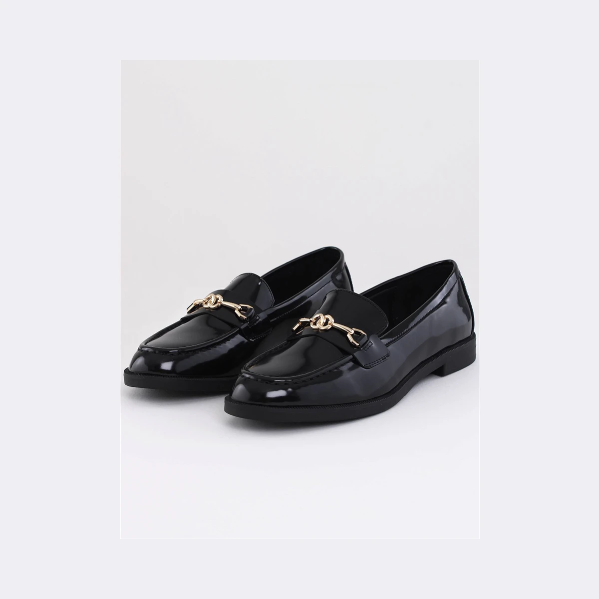 Krush Patent Loafer in Black