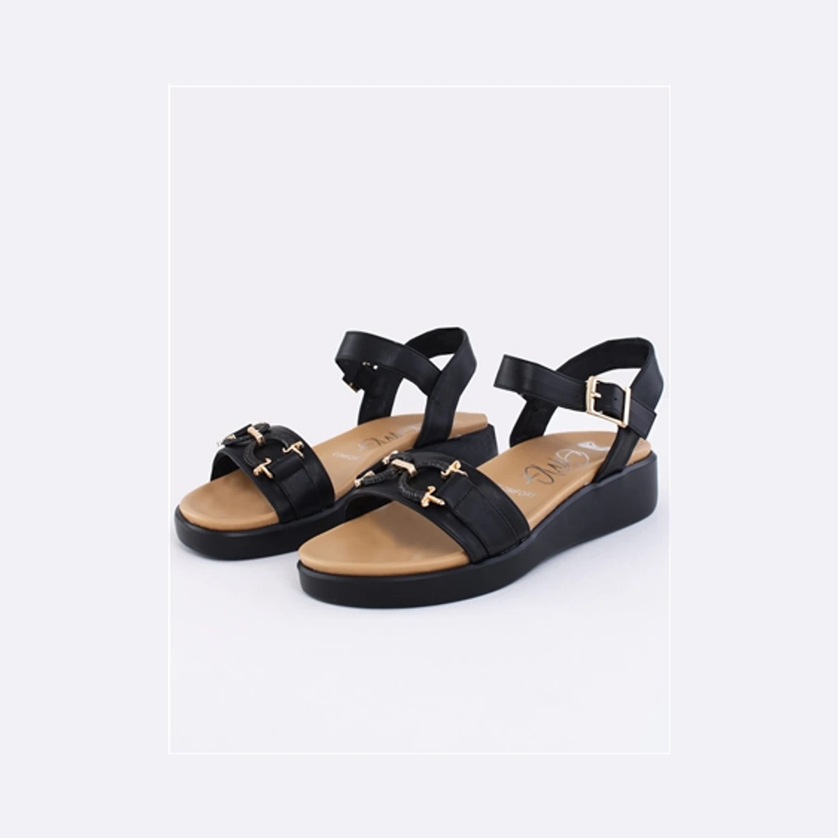 Zanni Debren Sandal in Black