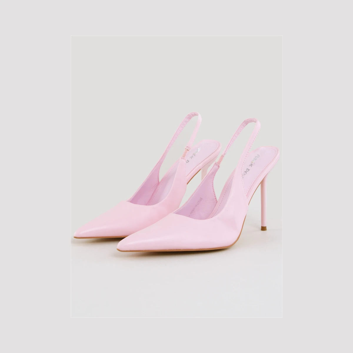 Public Desire Allure Slingback Court Heels in Pink