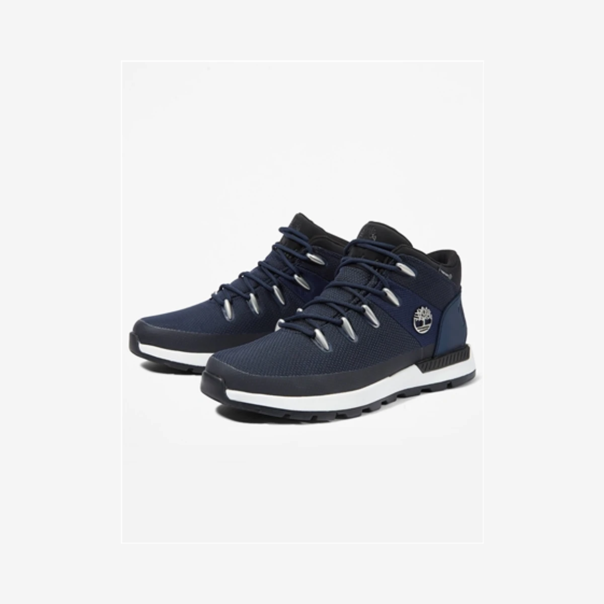 Timberland Sprint Trekker Mid Lace-Up Waterproof Trainer in Blue
