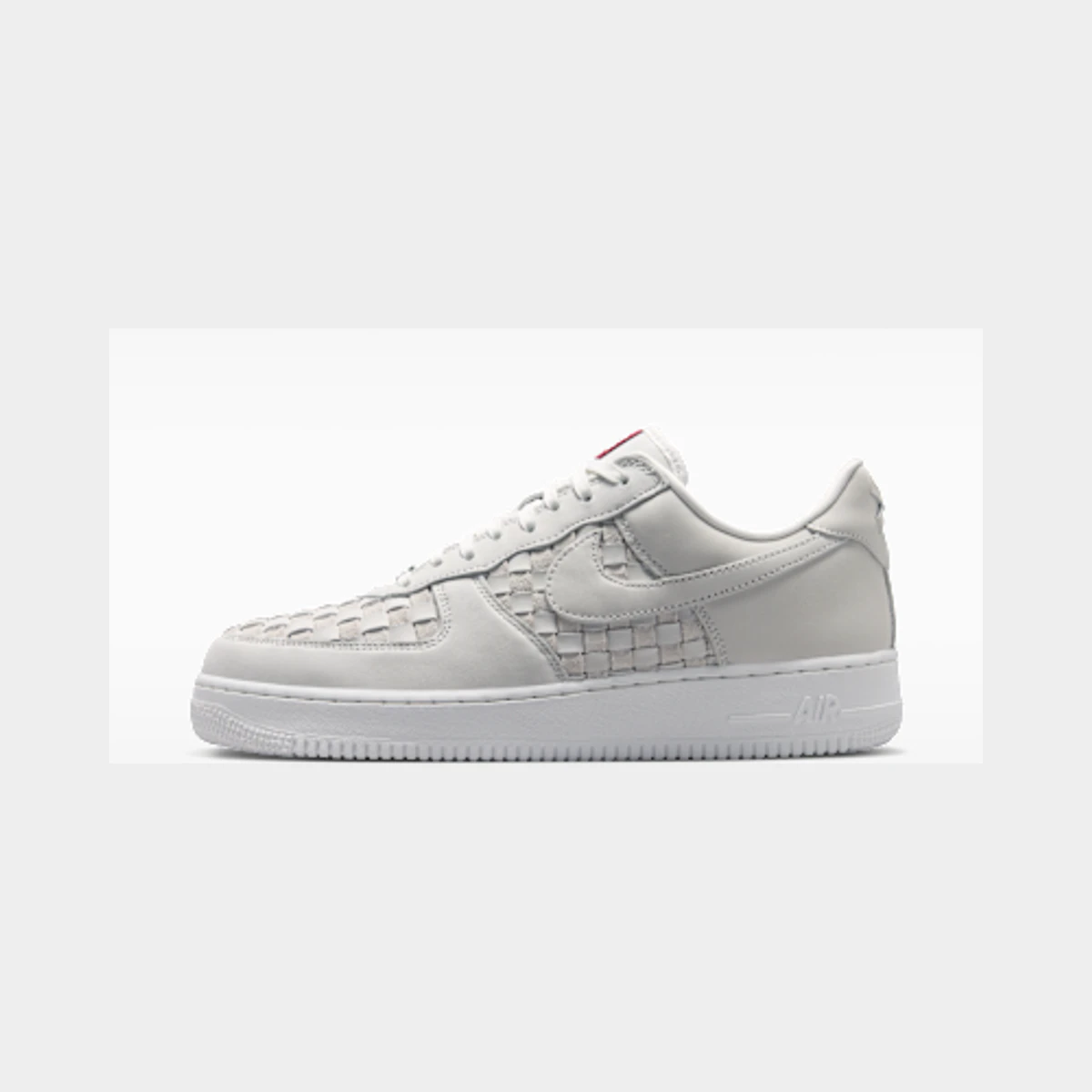 Nike Air Force 1 Low Retro Premium Men's Shoes in Metallic / Red / Silver / White