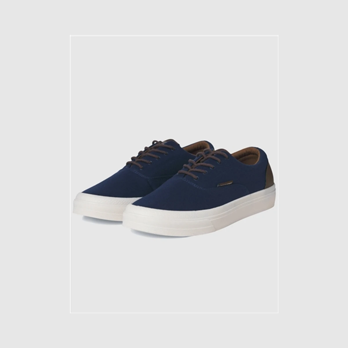 Jack & Jones Wislington Canvas Sneaker in Navy