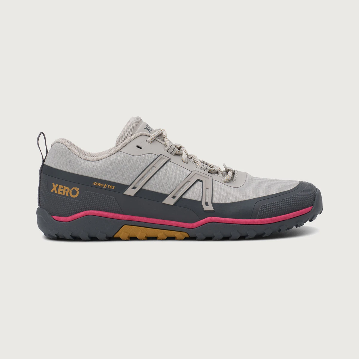 Xero Shoes Scrambler Trail Low WP in Grey / Pink / Purple
