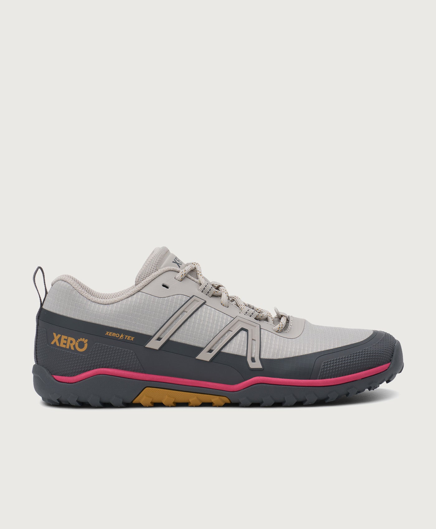 Xero Shoes Scrambler Trail Low WP in Grey / Pink / Purple