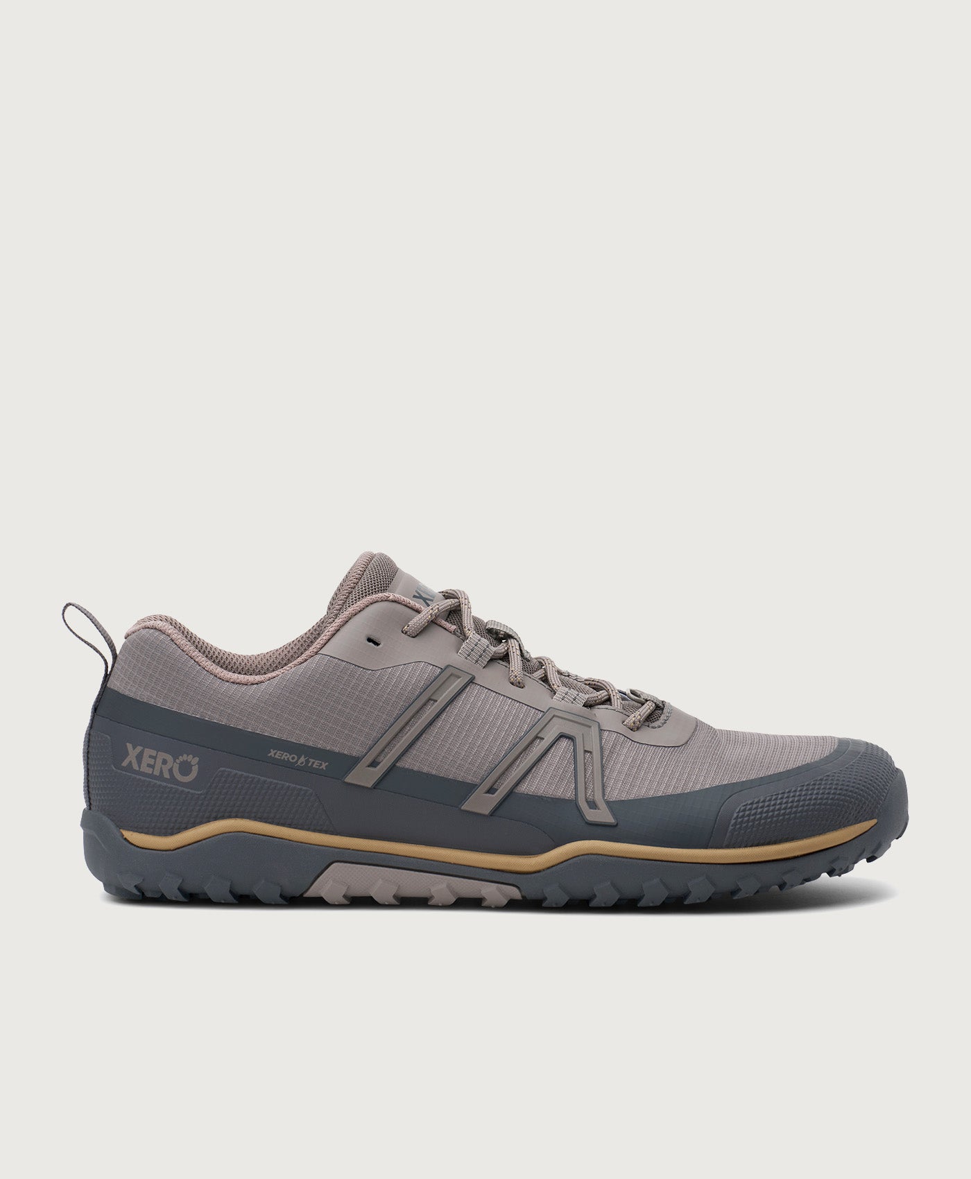 Xero Shoes Scrambler Trail Low WP in Brown / Grey