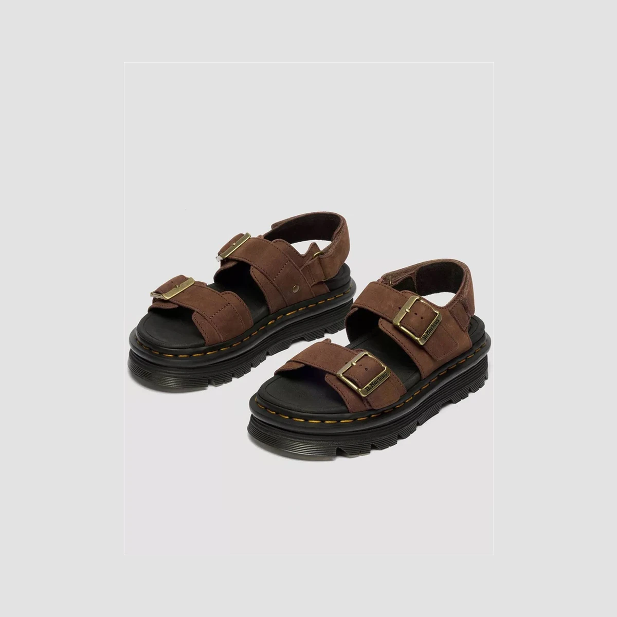 Dr. Martens Zebzag Sandal in Brown