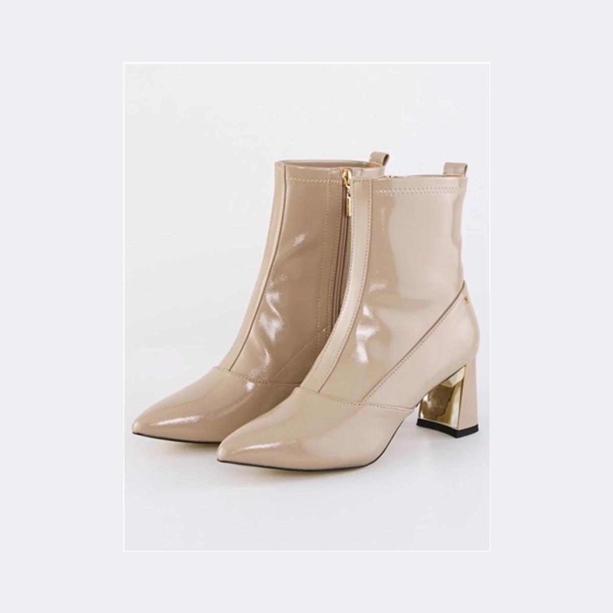 Kate Appleby Bexley Pointed Toe Ankle Boot in Beige