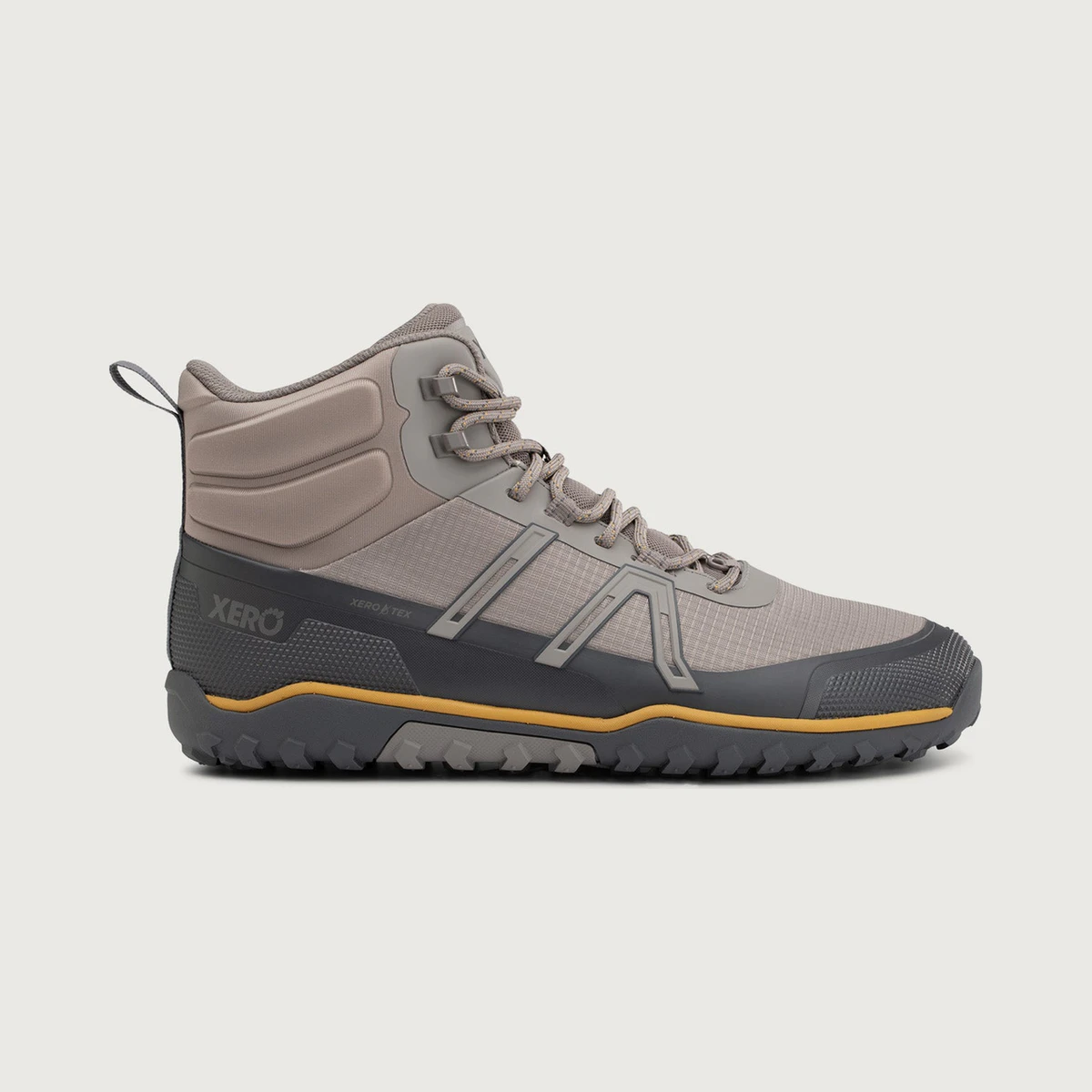 Xero Shoes Scrambler Trail Mid WP in Brown / Grey