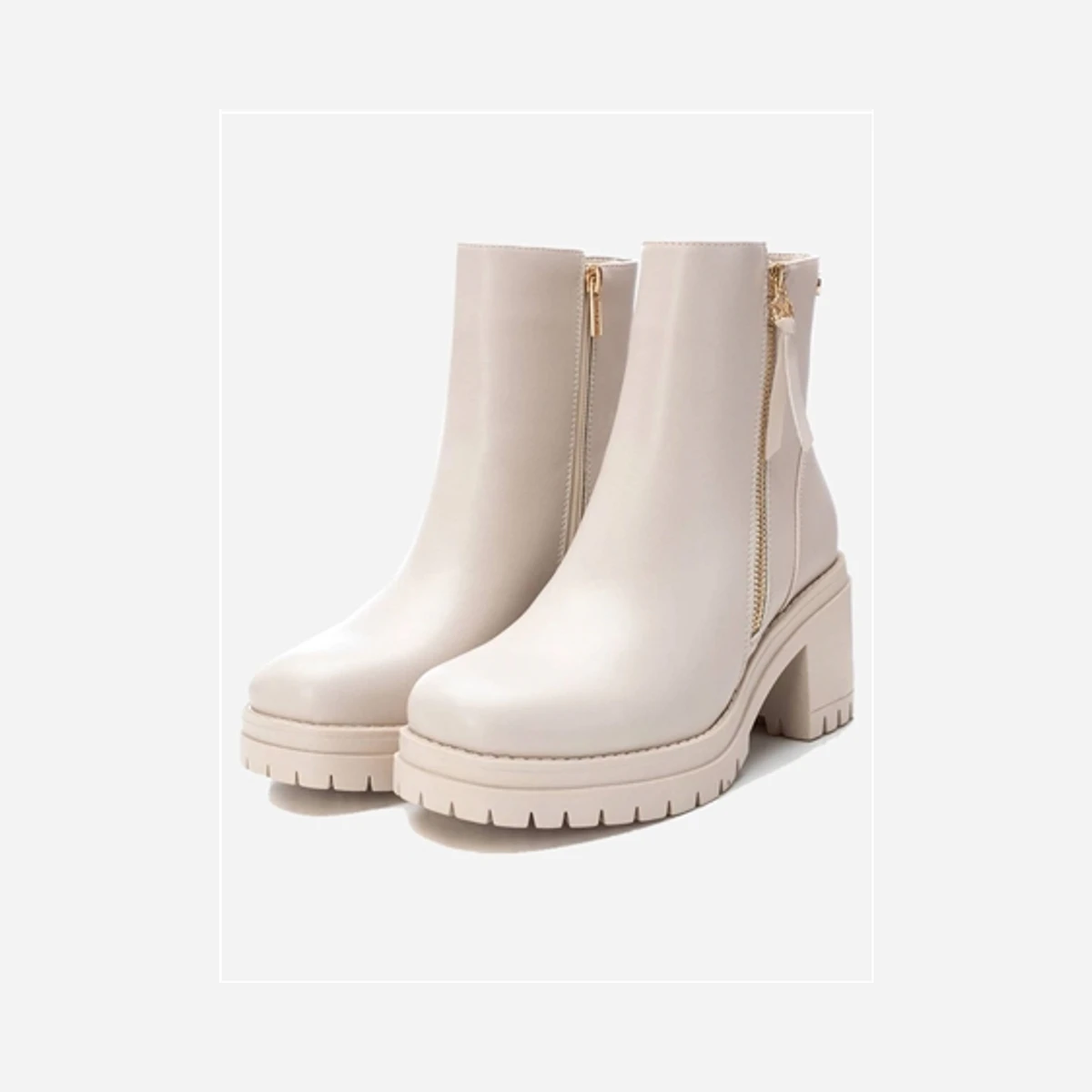 XTI Ankle Boot in Beige
