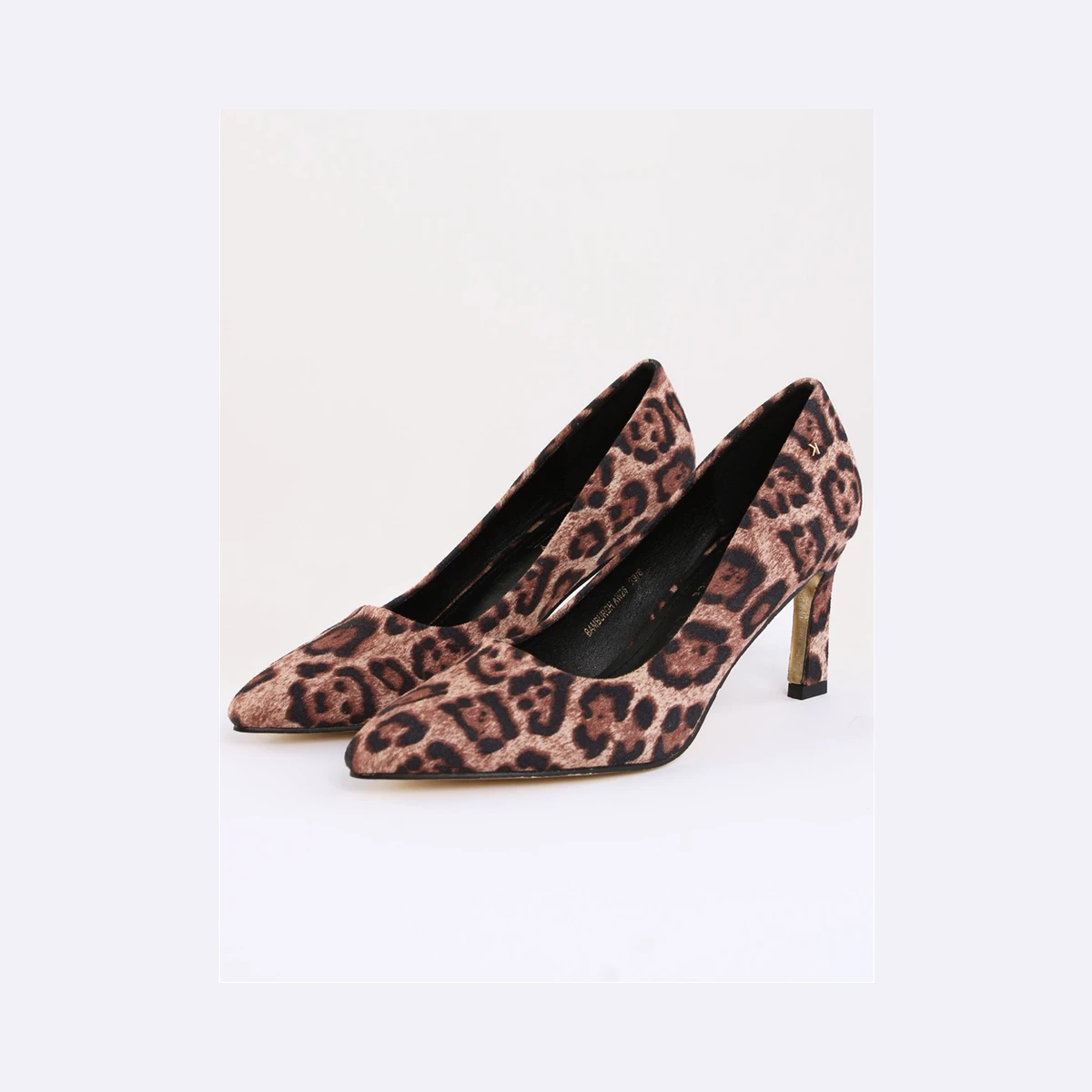Kate Appleby Print Court Heel in Brown