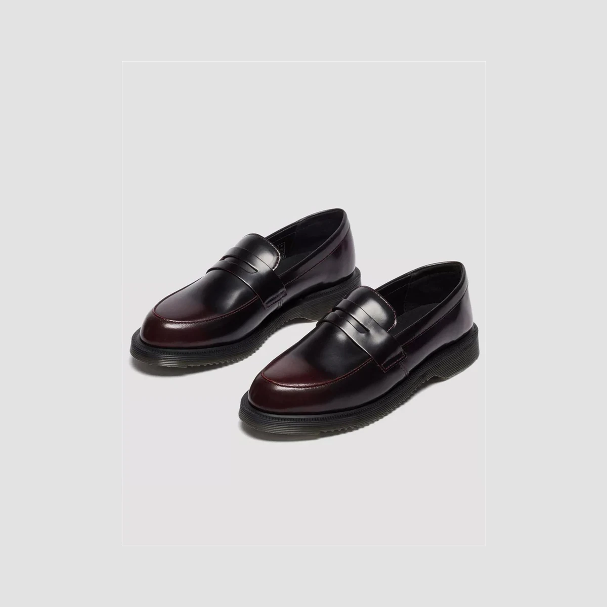 Dr. Martens Temara Arcadia Leather Loafers in Red