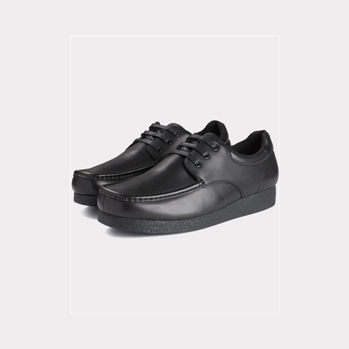 Nicholas Deakins Academy Lace Up Shoe in Black