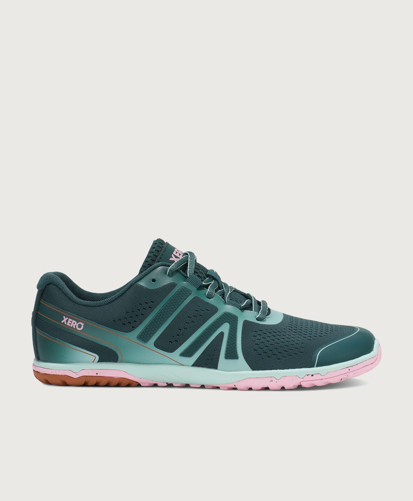 Xero Shoes HFS II in Green / Pink