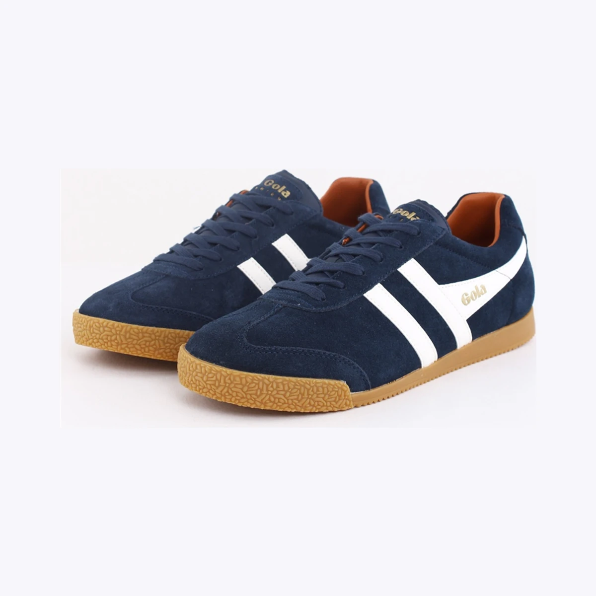 Gola Harrier Suede Trainers in Navy