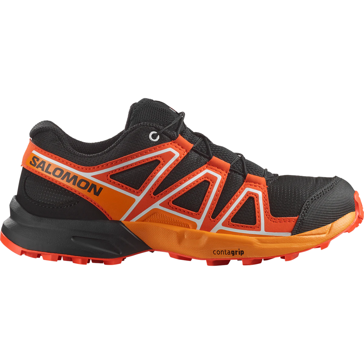 Salomon Speedcross J in Black / Red