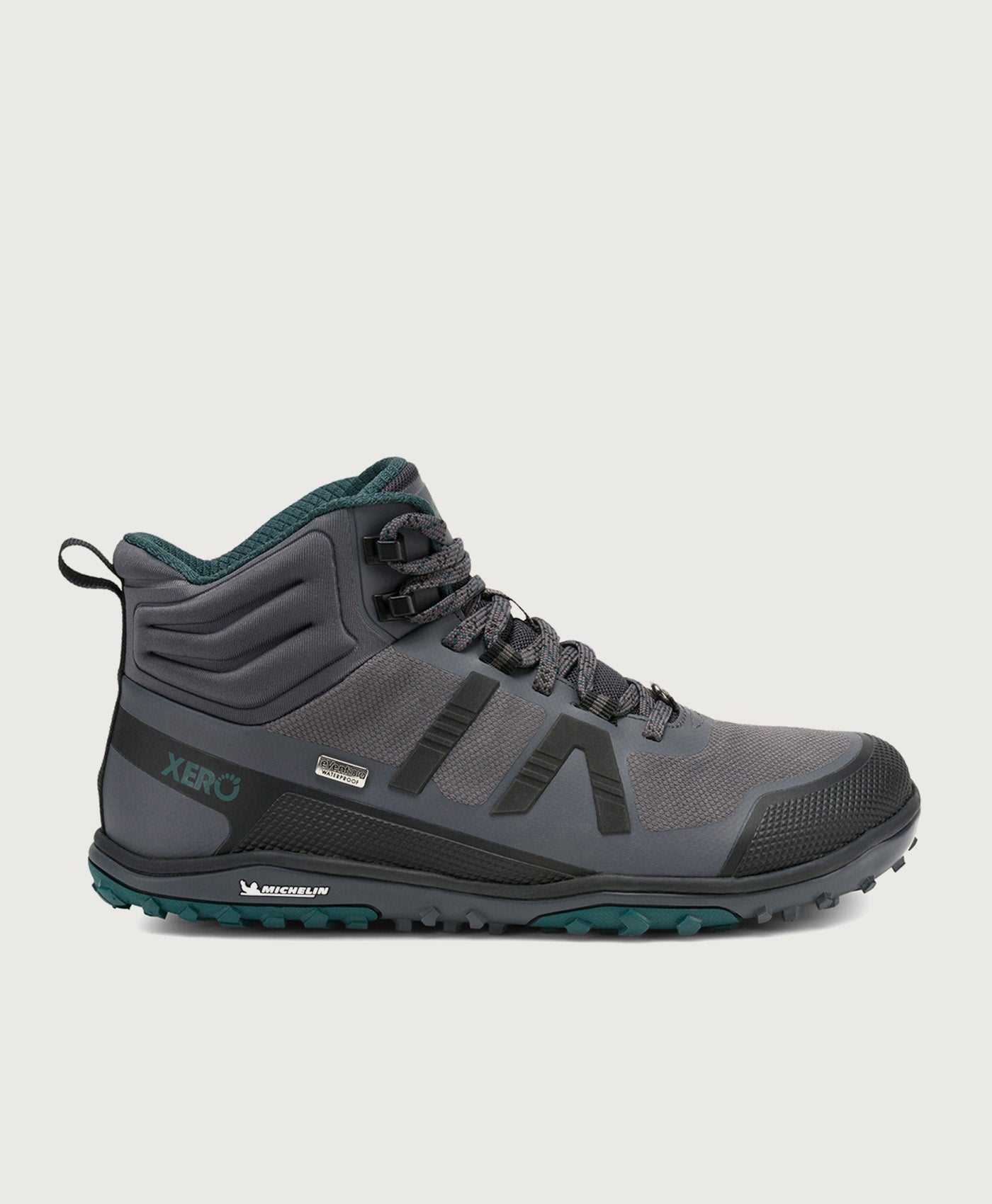 Xero Shoes Scrambler Mid II WP in Green / Grey