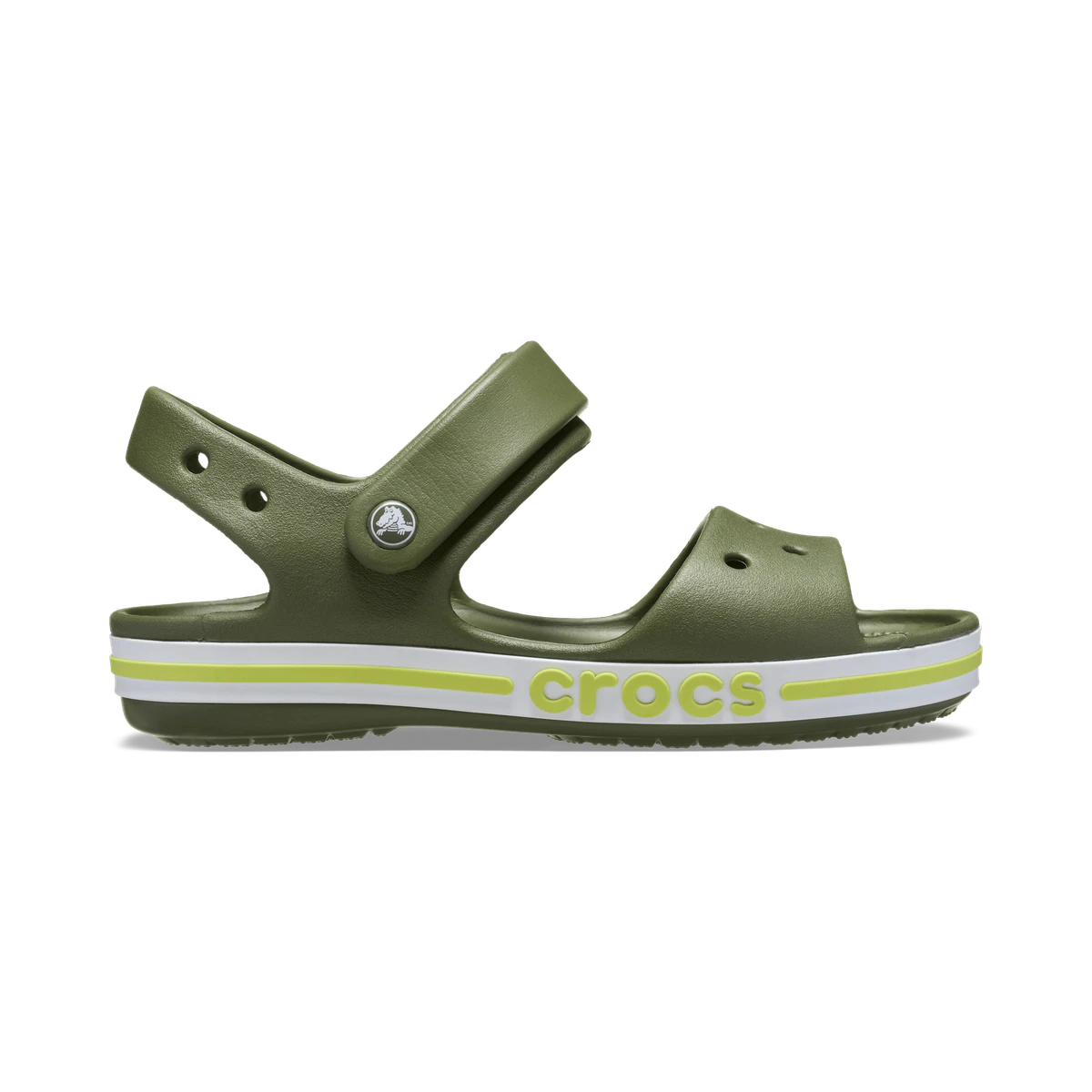Crocs Kids&rsquo; Bayaband Sandal in Green