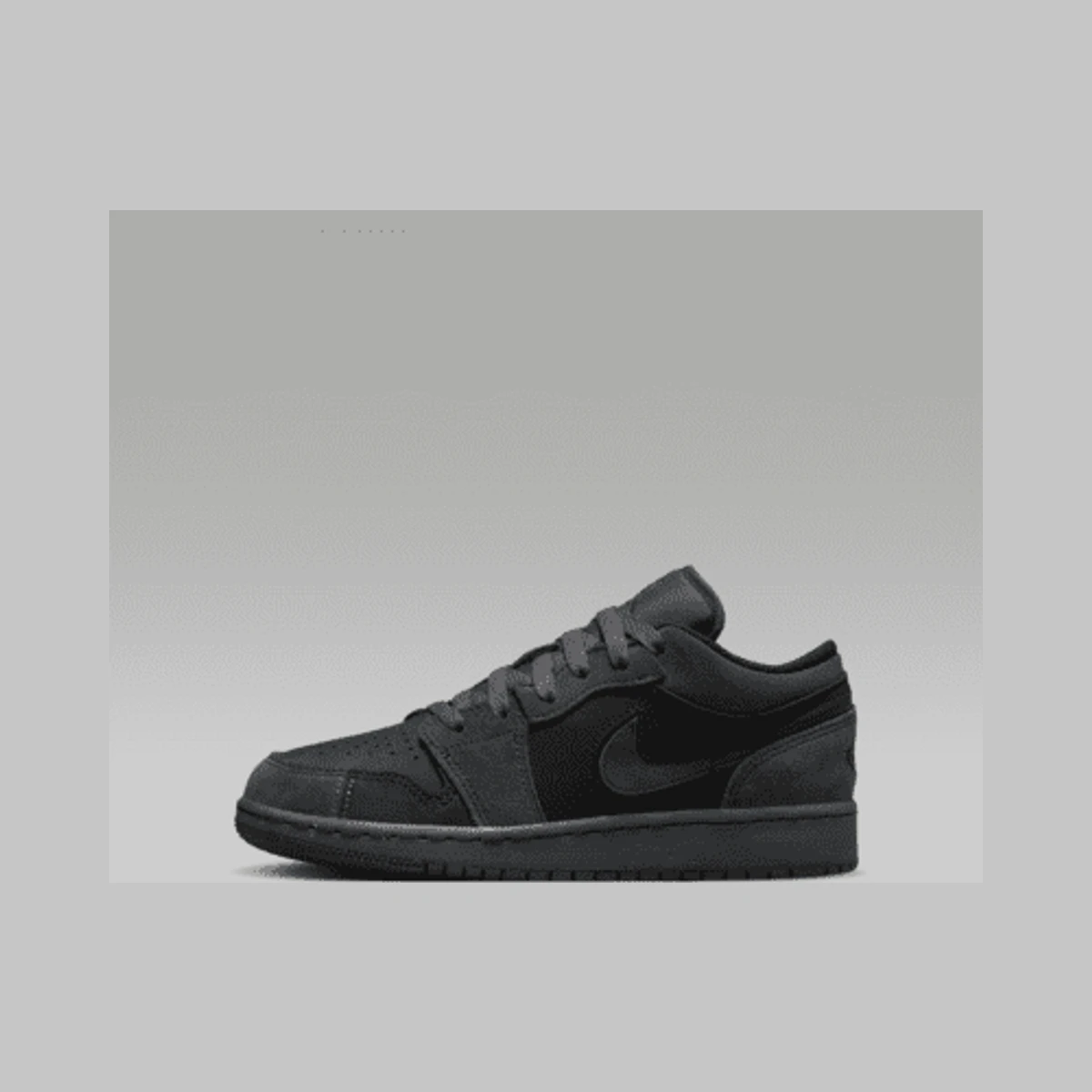 Jordan Air Jordan 1 Low SE Craft Older Kids' Shoes in Black / Grey / Red