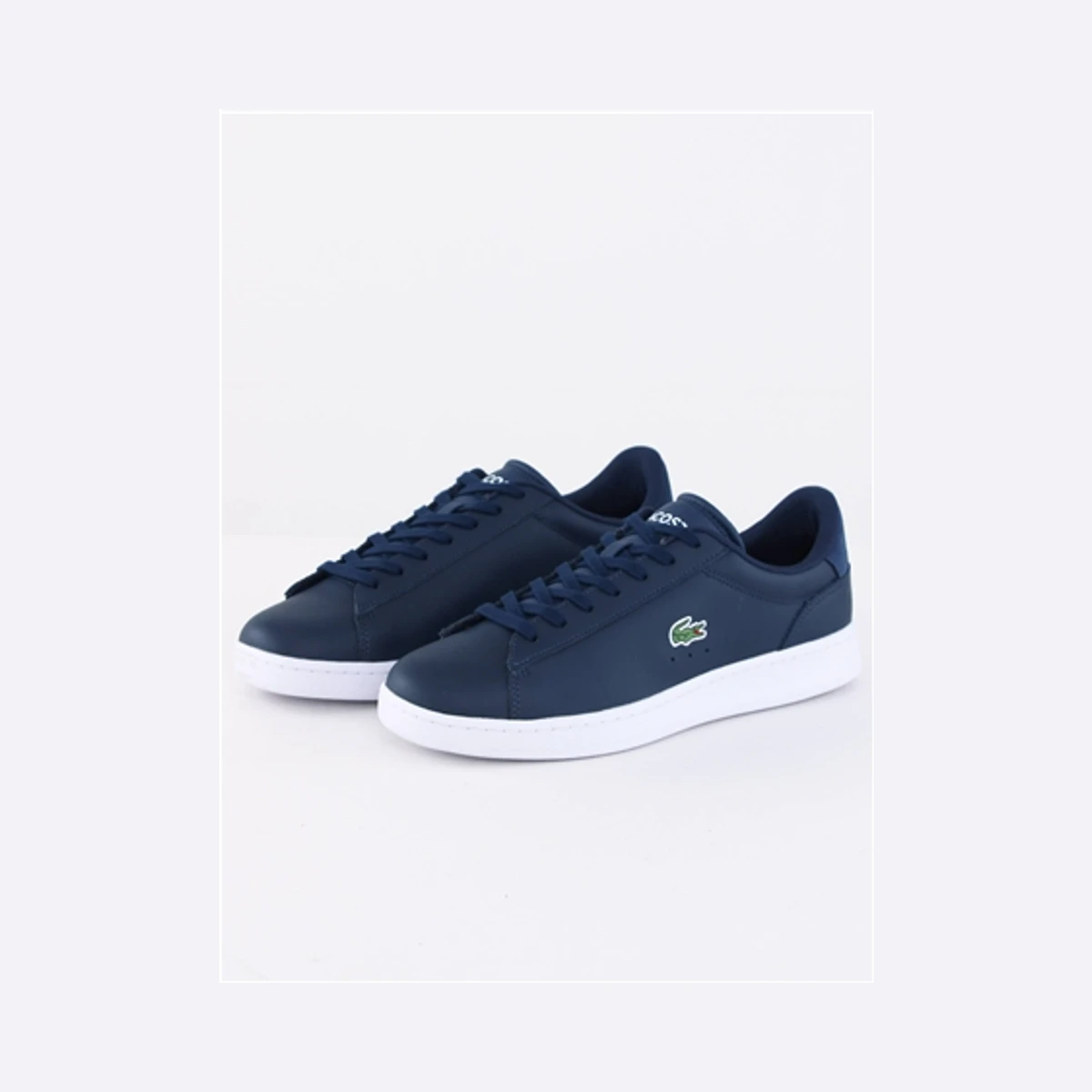 Lacoste Carnaby Set Leather Sneakers in Navy