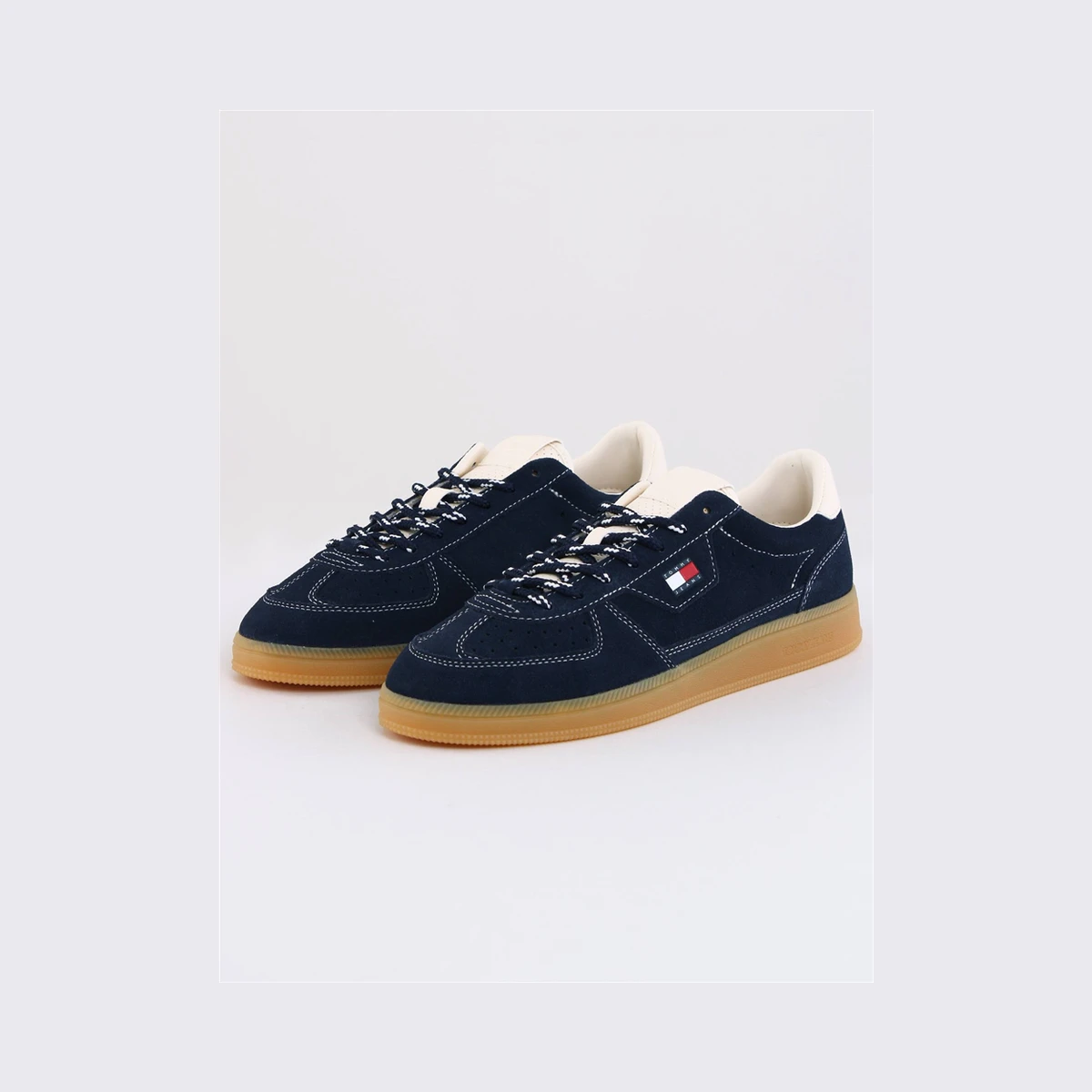 Tommy Jeans The Greenwich Edge Suede Trainers in Blue