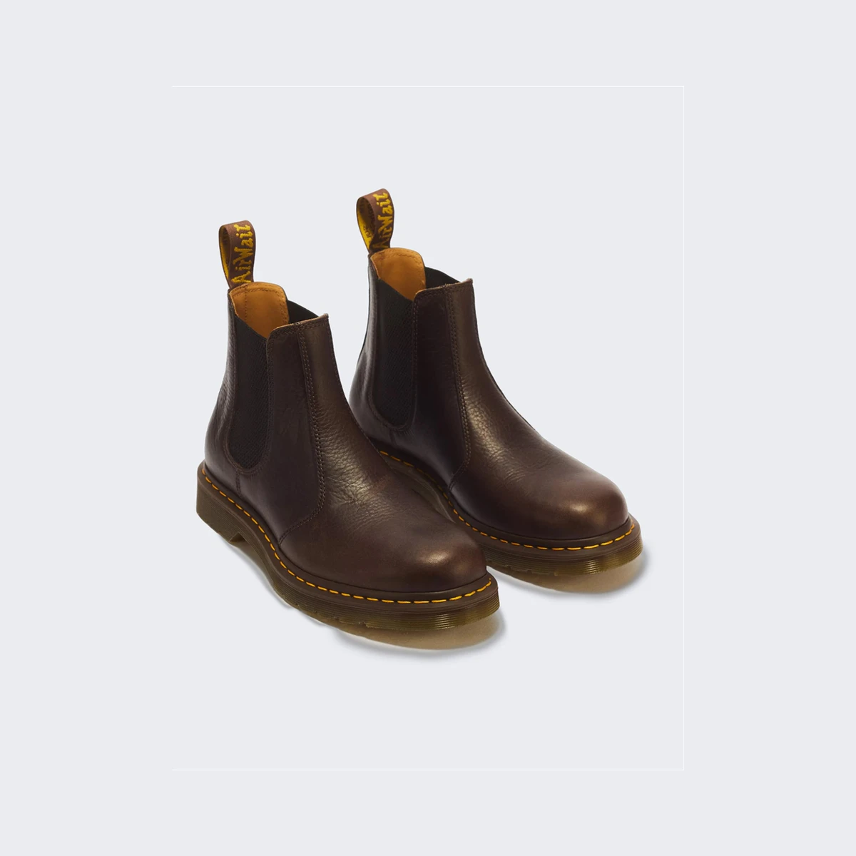 Dr. Martens 2976 Smooth Leather Chelsea Boots in Brown
