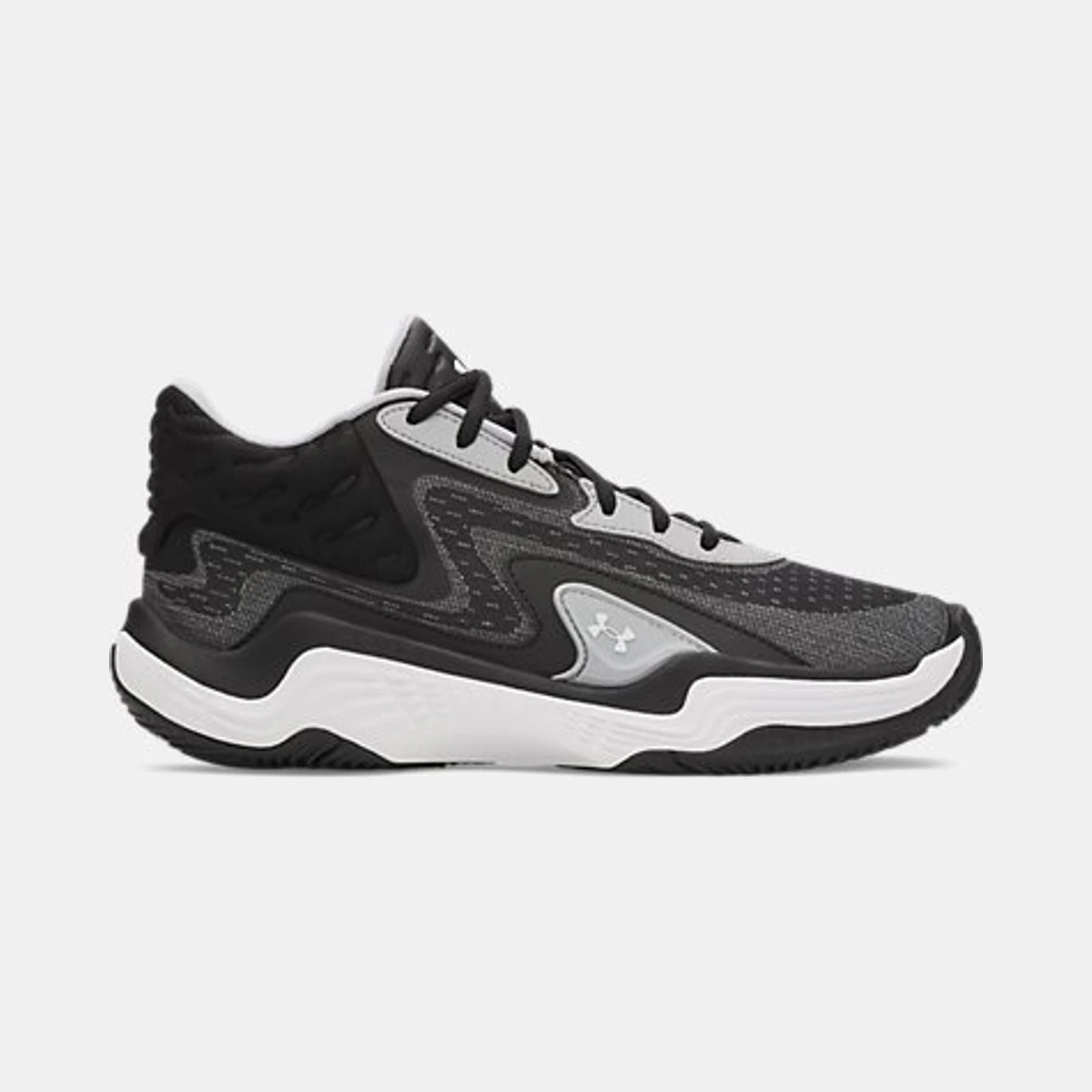 Under Armour UA Spawn 7 Mid Unisex Basketball Shoes in Black