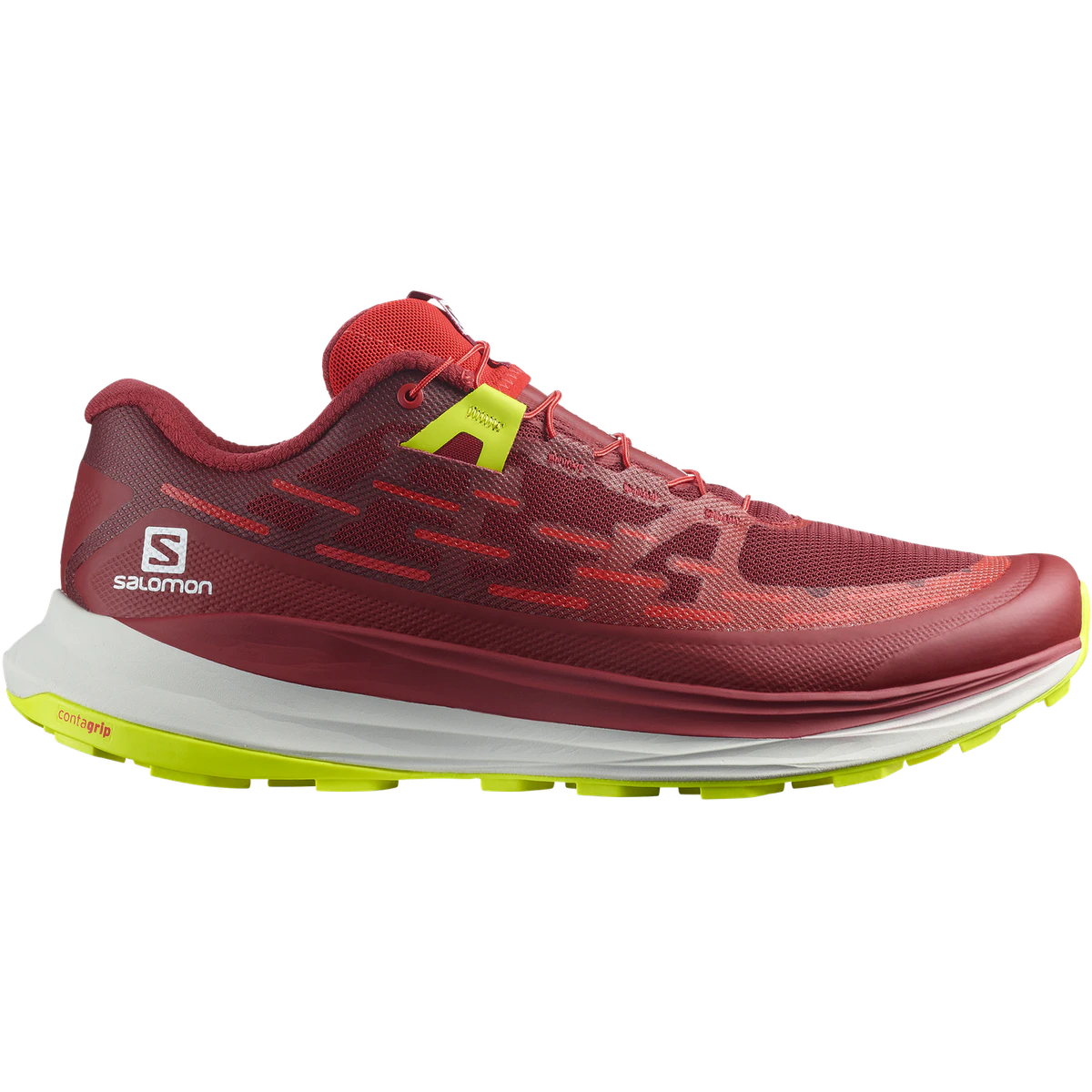 Salomon Ultra Glide in Grey / Red