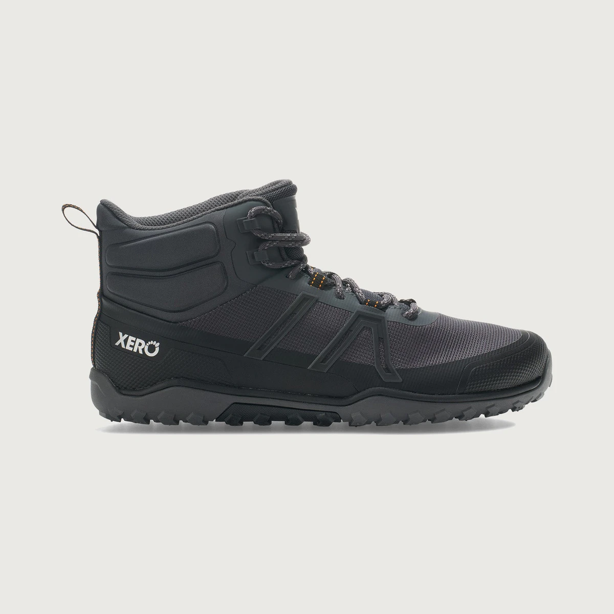 Xero Shoes Scrambler Trail Mid in Black / Grey