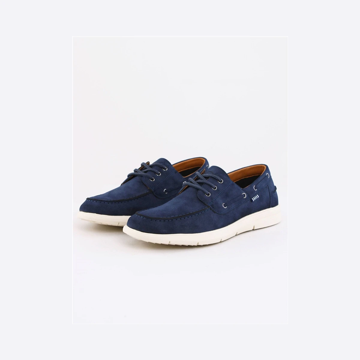 Brent Suede Boat Shoe in Blue