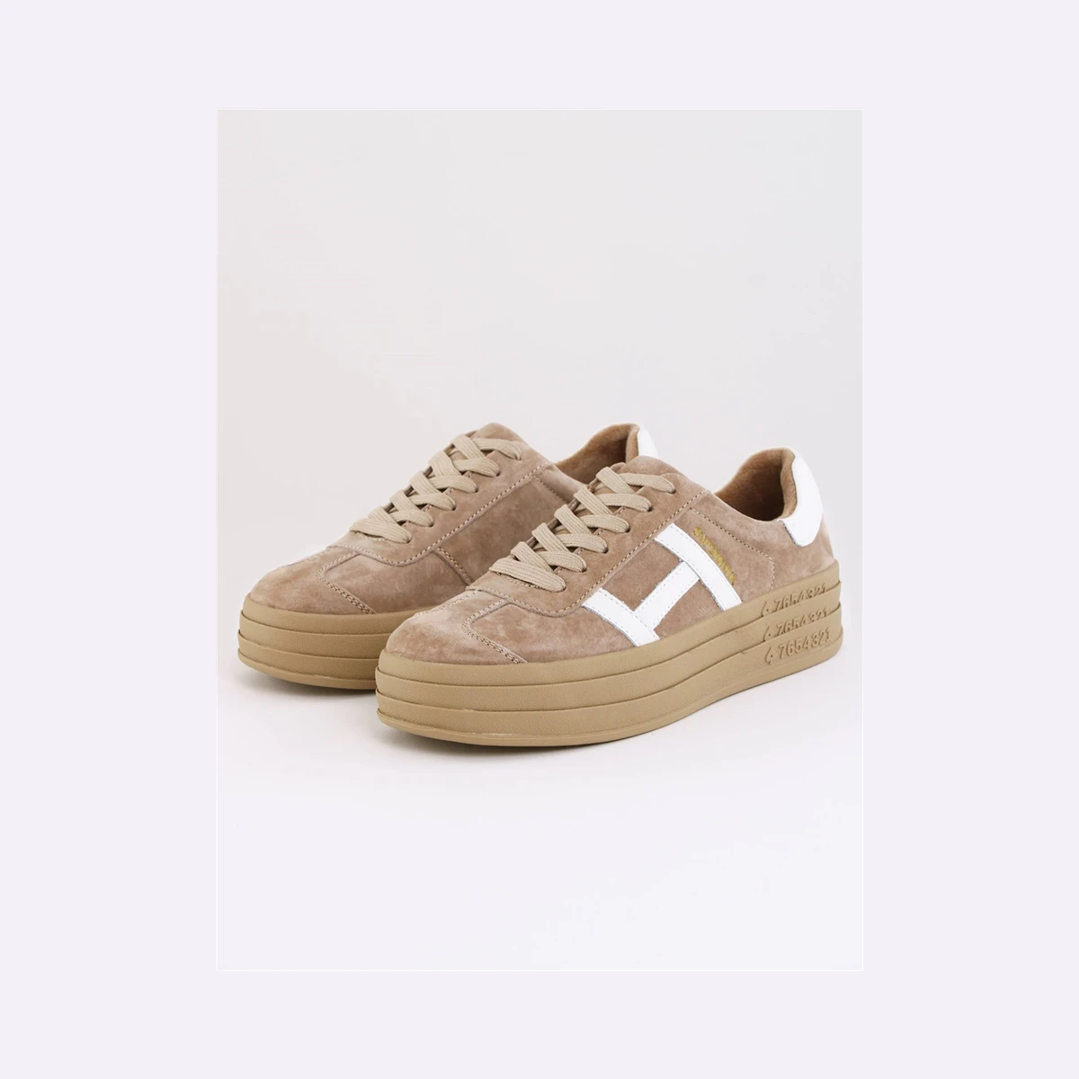 Drilleys Sixty Eight Trainer in Beige