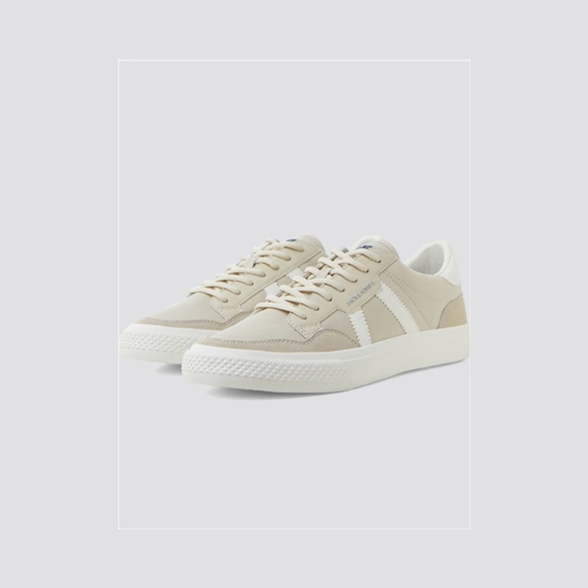 Jack & Jones Morden Canvas Trainer in White