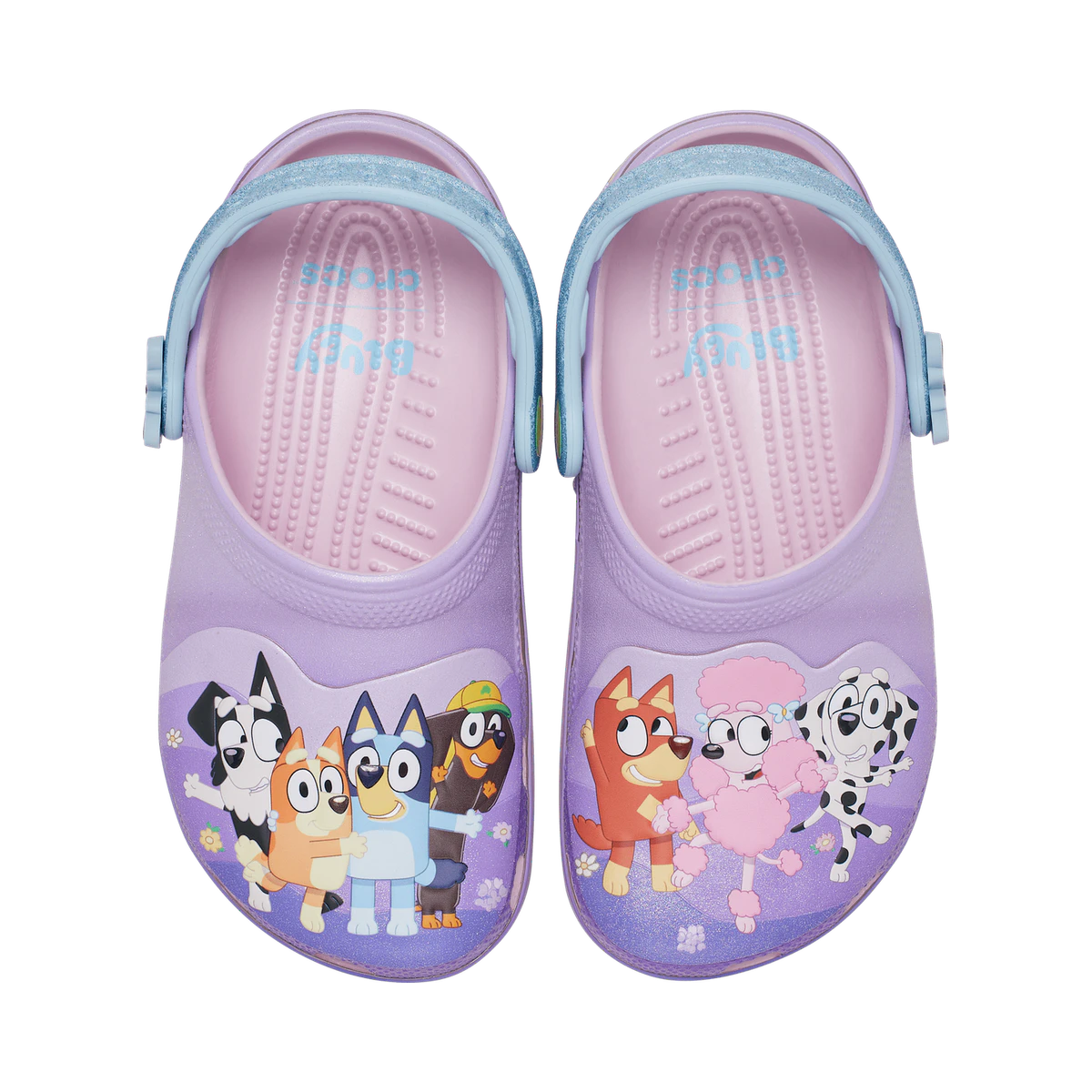 Crocs Toddler Bluey Friends Forever Classic Clog in Multicolour