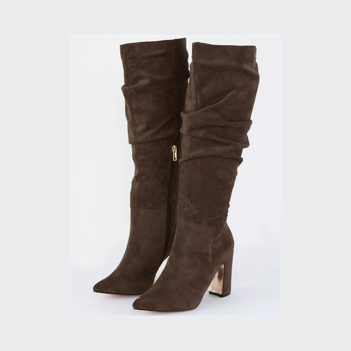 Una Healy Famous Friends Slouch Boot in Brown