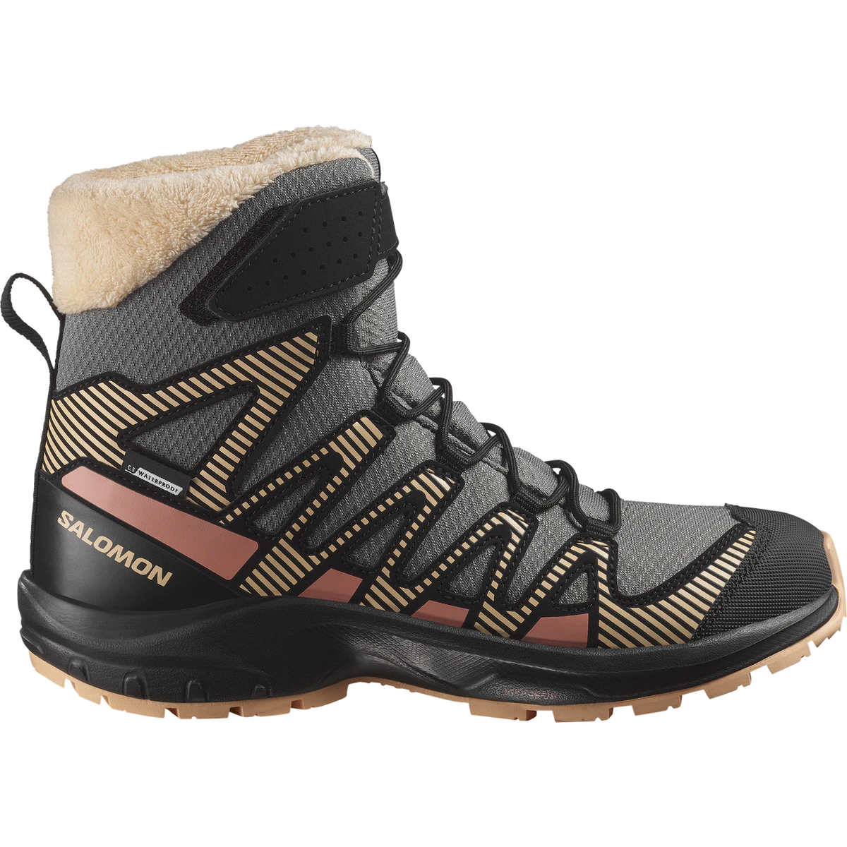 Salomon XA Pro V8 Winter CSWP J in Black / Grey