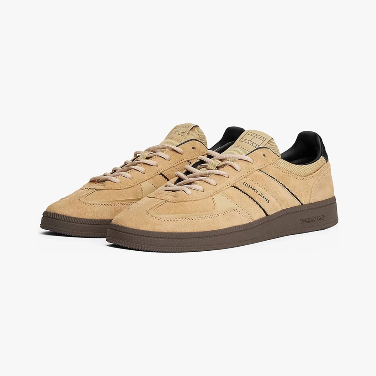 Tommy Jeans The Greenwich Suede Trainers in Brown