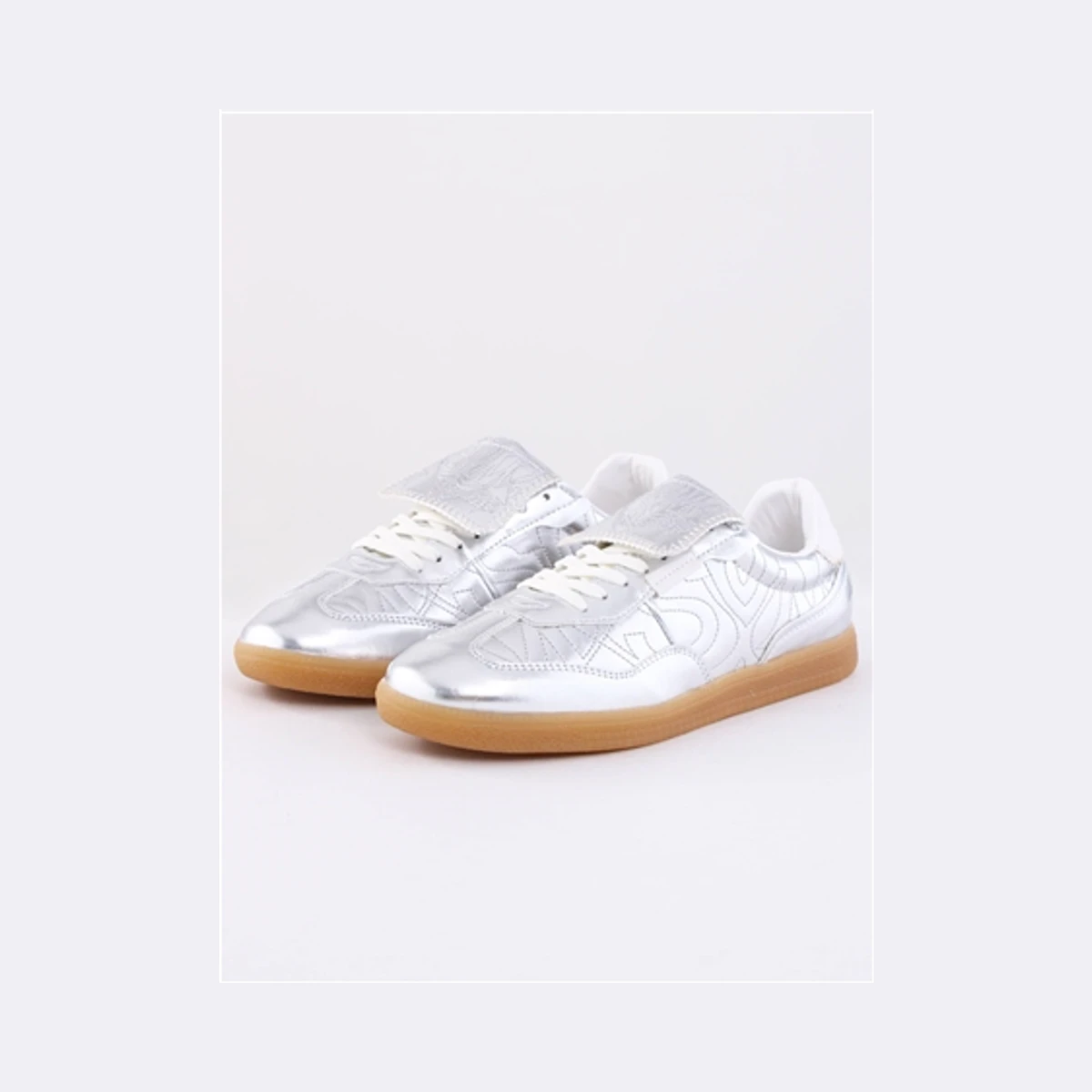 Steve Madden Eforma Trainers in Silver