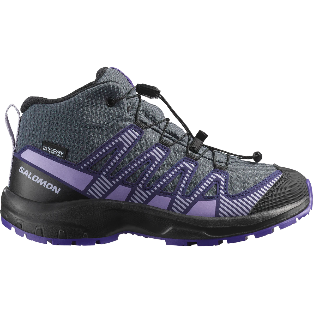 Salomon XA Pro V8 MID WP J in Black / Grey