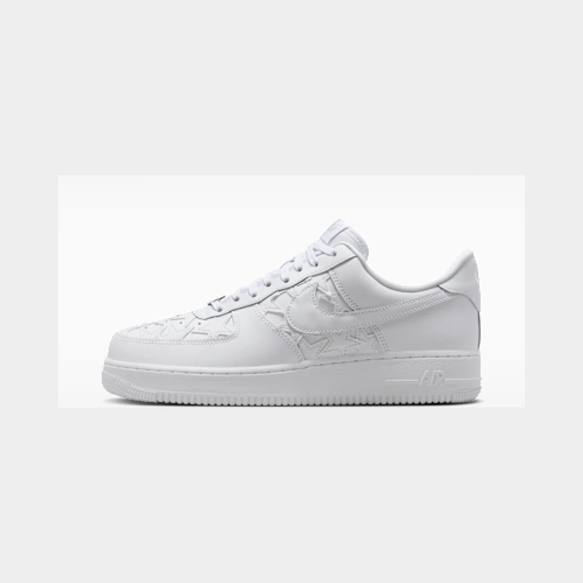 Nike Air Force 1 '07 Edge Men's Shoes in Metallic / Silver / White