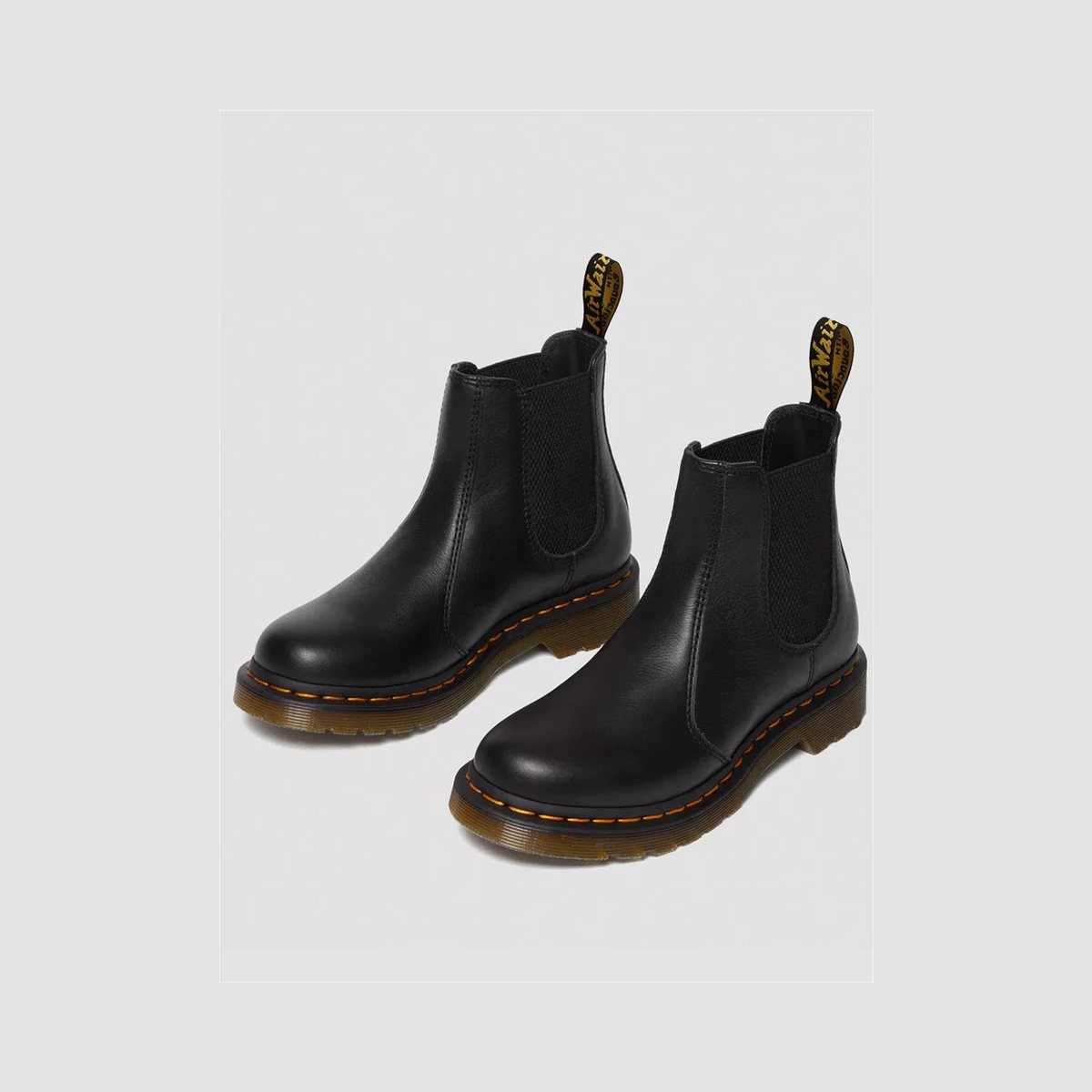 Dr. Martens 2976 Virginia Leather Chelsea Boots in Black