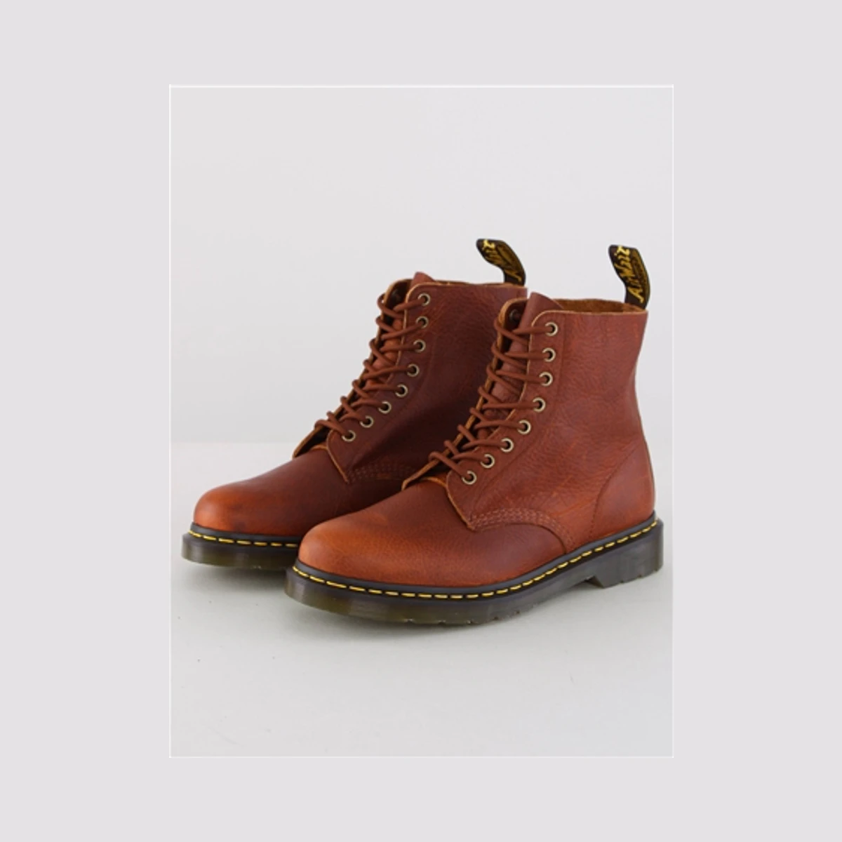 Dr. Martens 1460 Ambassador Soft Leather Lace Up Boots in Brown
