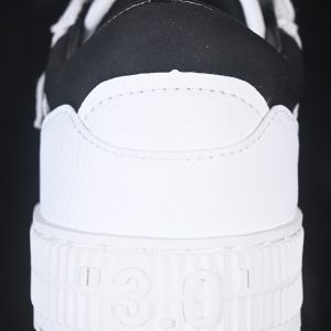 Off-White 3.0 Court Round Toed Lace Up Low Top Casual Sneakers