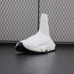 Balenciaga H12 Speed Stretch-knit Mid Sneakers