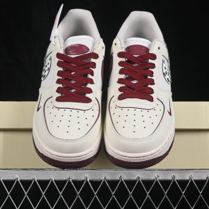 Nike Air Force 1 Low Casual Sneakers Wine