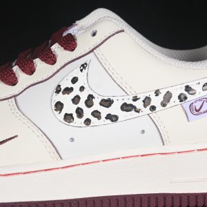 Nike Air Force 1 Low Casual Sneakers Wine