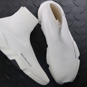 Balenciaga H12 Speed Stretch-knit Mid Sneakers
