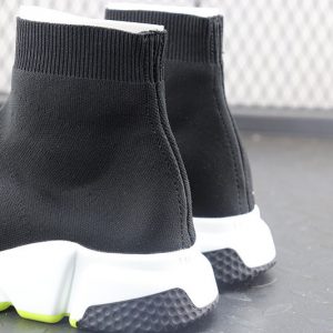 Balenciaga H12 Speed Stretch-knit Mid Sneakers