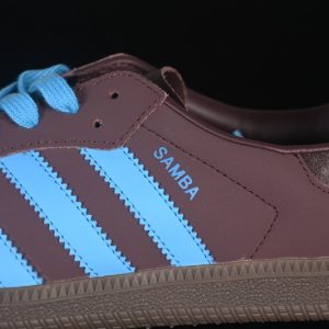 Adidas Samba OG Clover Casual Board Shoes Sky