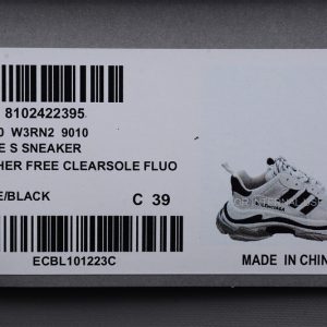Balenciaga Triple S Sneaker Leather Free Clearsole