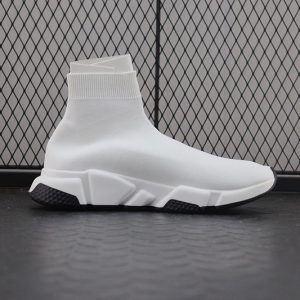 Balenciaga H12 Speed Stretch-knit Mid Sneakers
